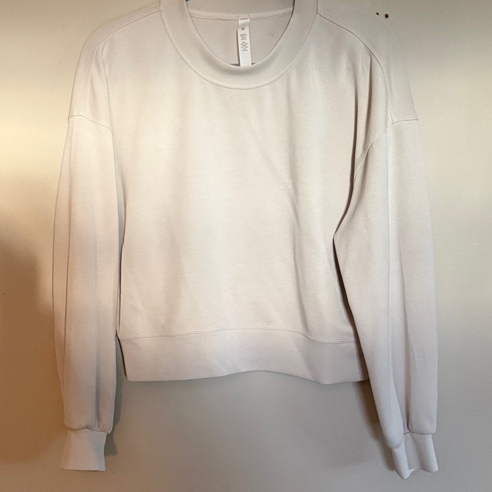 lululemon athletica cream Sweatshirt